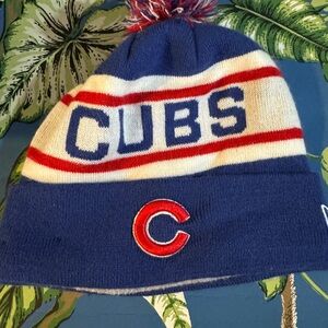 Cubs Blue and White Beanie